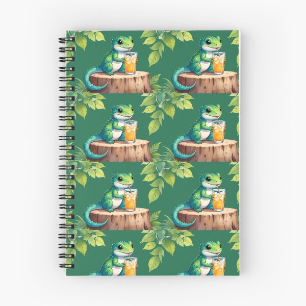 Item preview, Lizard Drinking Tea designed and sold by DeloreStudio.