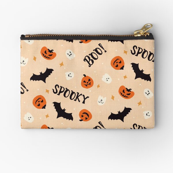 Item preview, Cute Retro Halloween – Hand Drawn Ghosts, Pumpkins & Spooky Fun - Cream Orange designed and sold by carlyxdesigns.