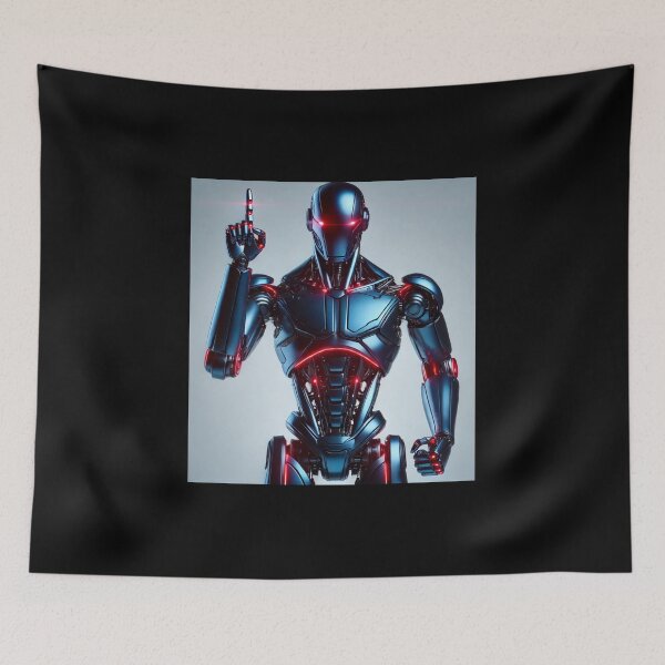 Item preview, tesla bot designed and sold by TEEJAMBOREE.