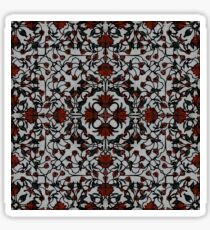 561. Taj Mahal Flowers (brush ornament) Mix 2 (P 52) Sticker