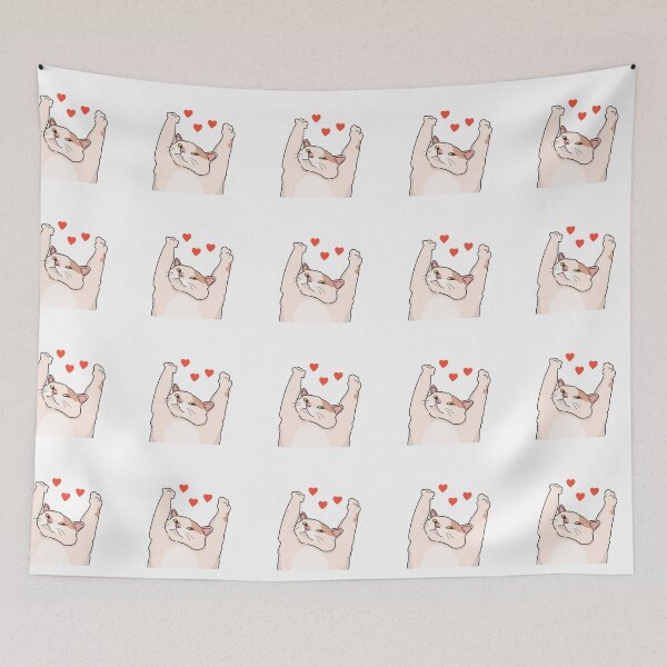 Item preview, Cute Happy Cat Meme designed and sold by rileylogs.