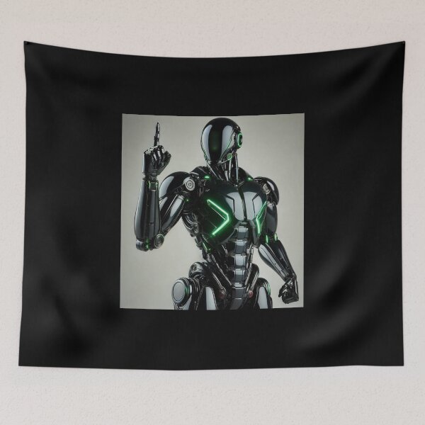 Item preview, tesla bot designed and sold by TEEJAMBOREE.