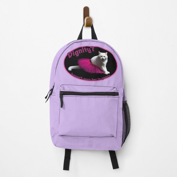 Item preview, Dignity? Haven't Seen Her in Years White Cat in a Pink Tutu designed and sold by AM-Storefront.