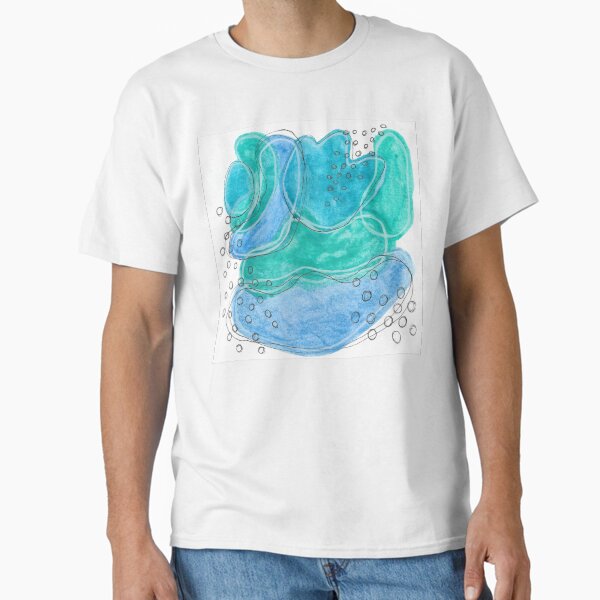 Item preview, Polar Flurry - Aquarelle et encre abstraite designed and sold by GenAumonier.