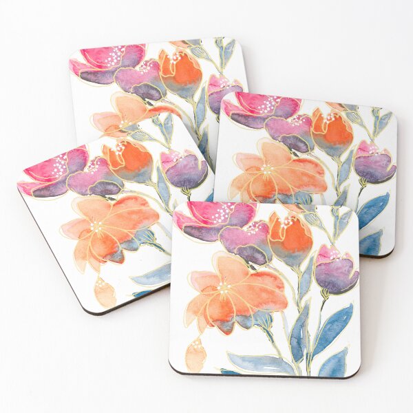 Item preview, Bold Abstract Watercolor Florals designed and sold by Code4Designs.