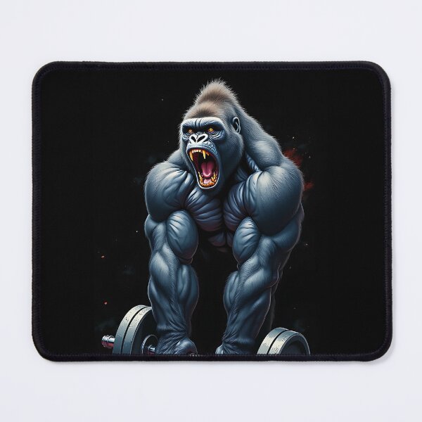 Item preview, Gorilla training hard - Gym designed and sold by Danh Style.