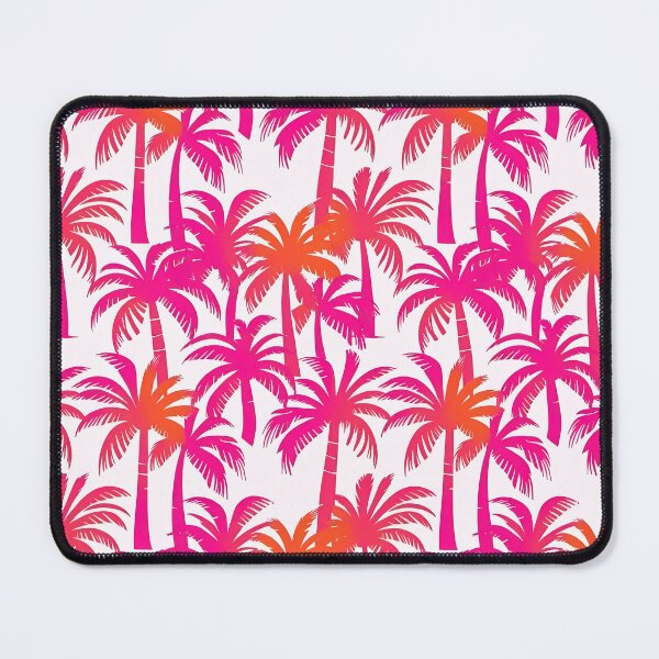 Item preview, Pink Orange Neon Palm Tree Ibiza Pattern designed and sold by Magnolia Valley Art.