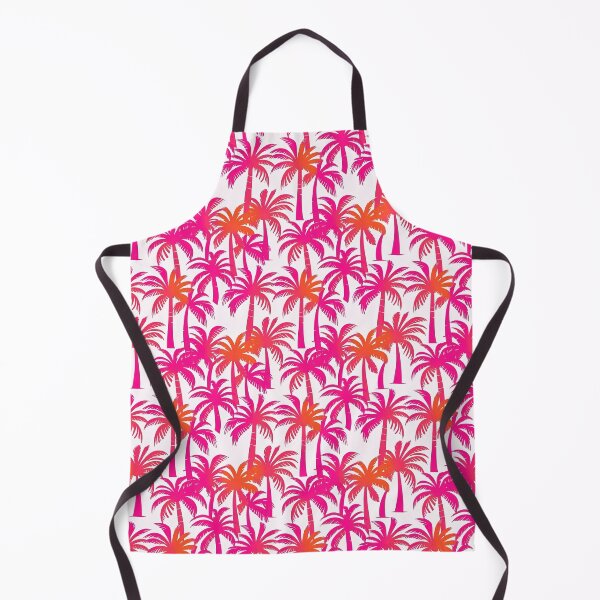 Item preview, Pink Orange Neon Palm Tree Ibiza Pattern designed and sold by Magnolia Valley Art.