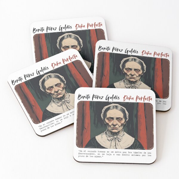 Item preview, Quote from "Doña Perfecta" by Benito Pérez Galdós designed and sold by Filologica.