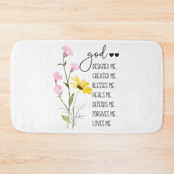 Item preview, God, Christian Religious, Floral, Bible verses, Floral wildflowers designed and sold by Khalu.