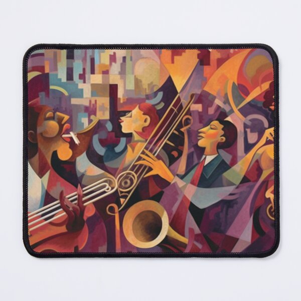 Item preview, New Orleans Jazz Tapestry - Vibrant Abstract Music Art Decor designed and sold by GSizzle1.