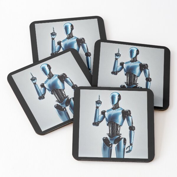 Item preview, tesla bot designed and sold by TEEJAMBOREE.