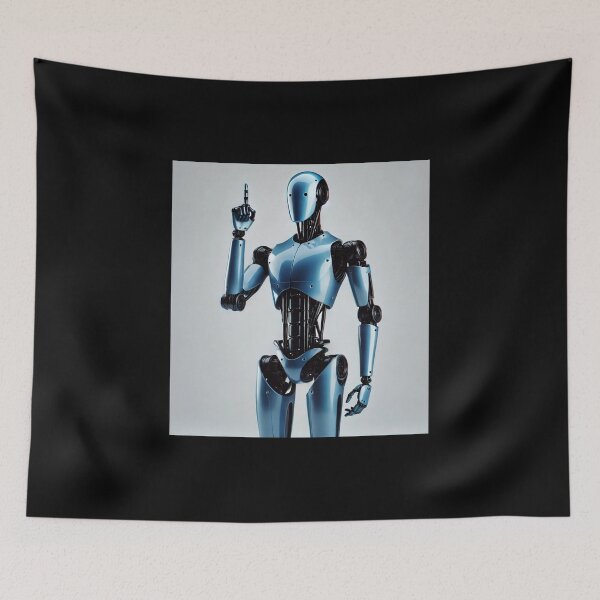 Item preview, tesla bot designed and sold by TEEJAMBOREE.