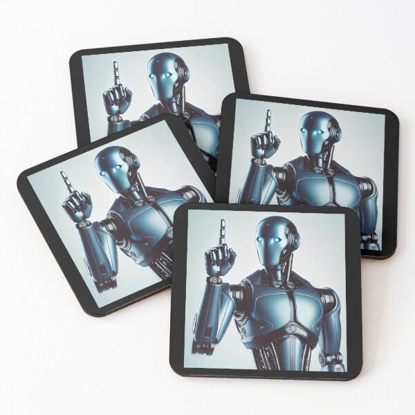 Item preview, tesla bot designed and sold by TEEJAMBOREE.