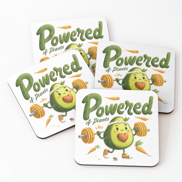 Item preview, Powered Avocado – Plant Muscles On! designed and sold by VikArt7.