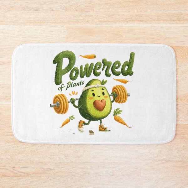 Item preview, Powered Avocado – Plant Muscles On! designed and sold by VikArt7.