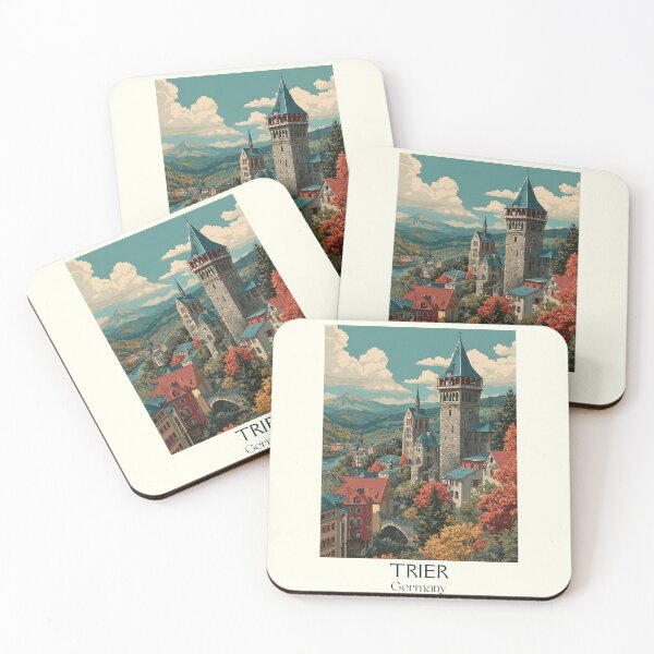 Item preview, Trier Germany Poster – Towering View of Germany’s Oldest City designed and sold by TuncGK.