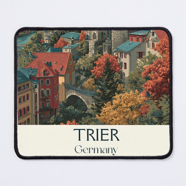 Item preview, Trier Germany Poster – Towering View of Germany’s Oldest City designed and sold by TuncGK.