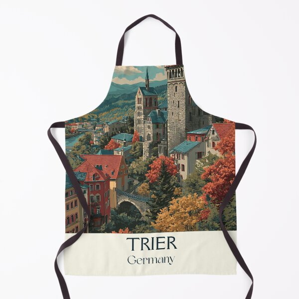 Item preview, Trier Germany Poster – Towering View of Germany’s Oldest City designed and sold by TuncGK.