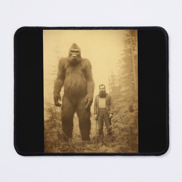 Item preview, Sasquatch Art Print - Vintage Bigfoot Lumberjack Photo Style designed and sold by GSizzle1.