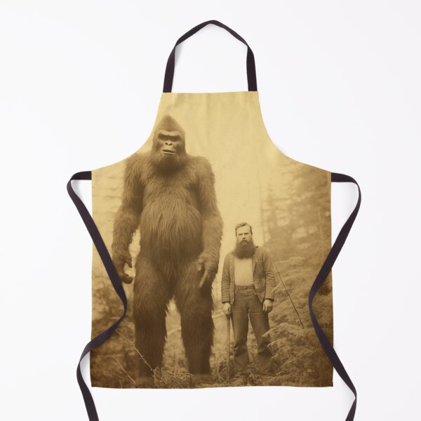 Item preview, Sasquatch Art Print - Vintage Bigfoot Lumberjack Photo Style designed and sold by GSizzle1.