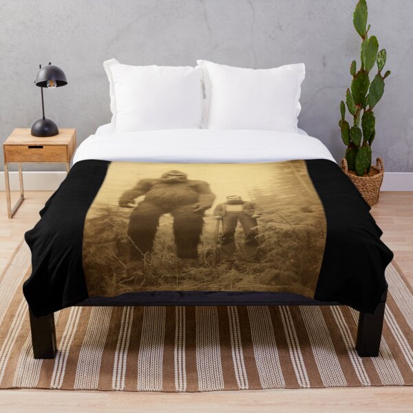 Item preview, Sasquatch Art Print - Vintage Bigfoot Lumberjack Photo Style designed and sold by GSizzle1.