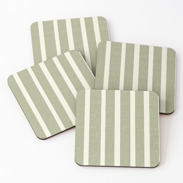Item preview, Sage Stripes designed and sold by PrettyPatternss.