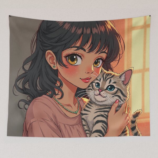 Item preview, Sweet Hug Feline Friendship designed and sold by JonelleTshirts.