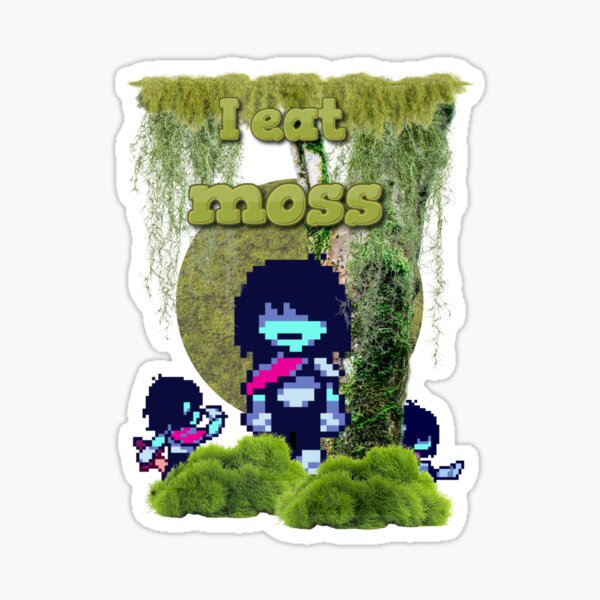 Item preview, I eat moss; Kris Deltarune  designed and sold by staticshops.