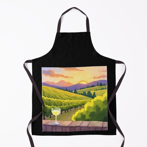 Item preview, A glass of wine at sunset designed and sold by seahorse crossing.