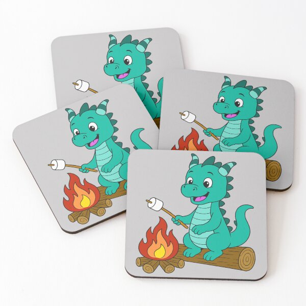 Item preview, Dragon Toasting Marshmallow - Teal designed and sold by AngelMiette.