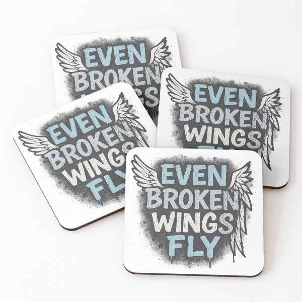 Item preview, Even Broken Wings Fly — Noir Dawn Urban Faith Art designed and sold by Noir Dawnn.