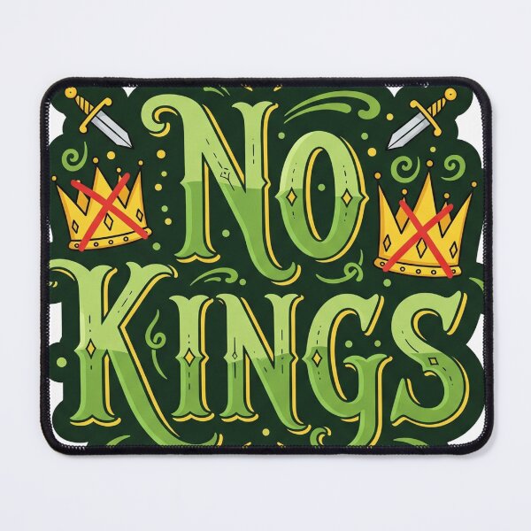 Item preview, No Kings Quote Sticker – Punk Anarchist Redbubble Art designed and sold by eyesasdaggers.