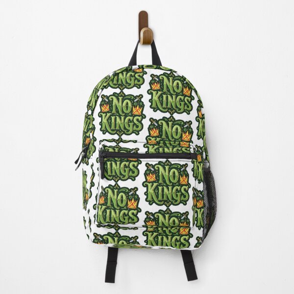Item preview, No Kings Quote Sticker – Punk Anarchist Redbubble Art designed and sold by eyesasdaggers.