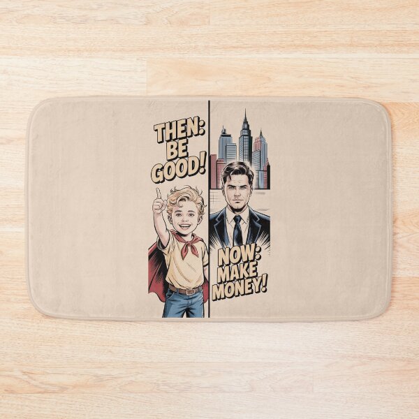 Item preview, Then Be Good Now Make Money Life Journey Comic Art designed and sold by cabana.space.