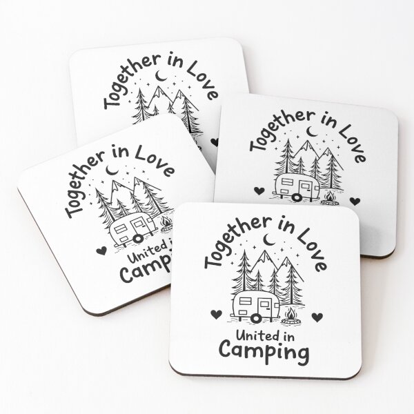 Item preview, Together in Love – Camping Romance in Nature designed and sold by GRITMOOD.