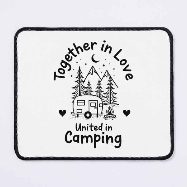 Item preview, Together in Love – Camping Romance in Nature designed and sold by GRITMOOD.