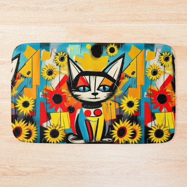 Item preview, A beautiful kitten among the sunflowers. designed and sold by Natalia-Vlad.