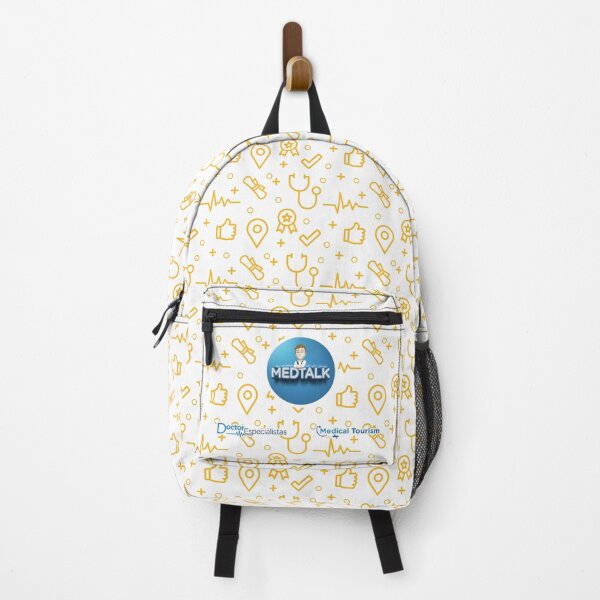 Item preview, Health pattern - Yellow and white designed and sold by Medtalkpodcast.