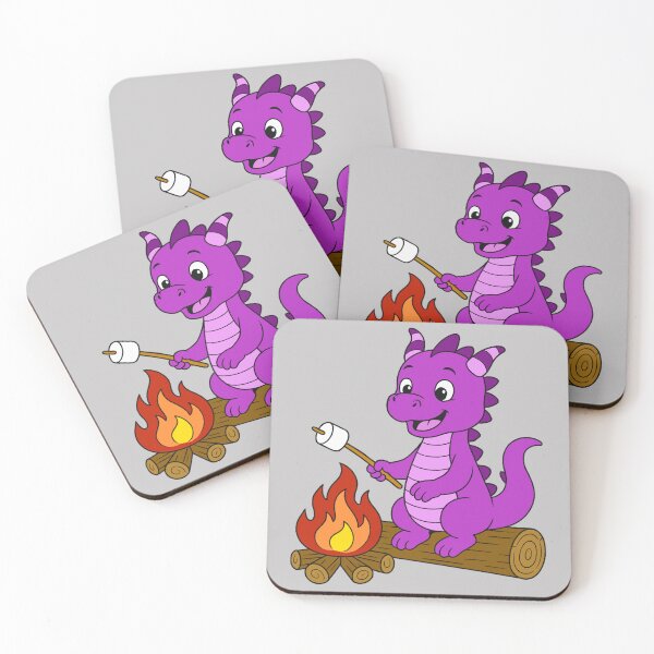 Item preview, Dragon Toasting Marshmallow - Dark Pink designed and sold by AngelMiette.