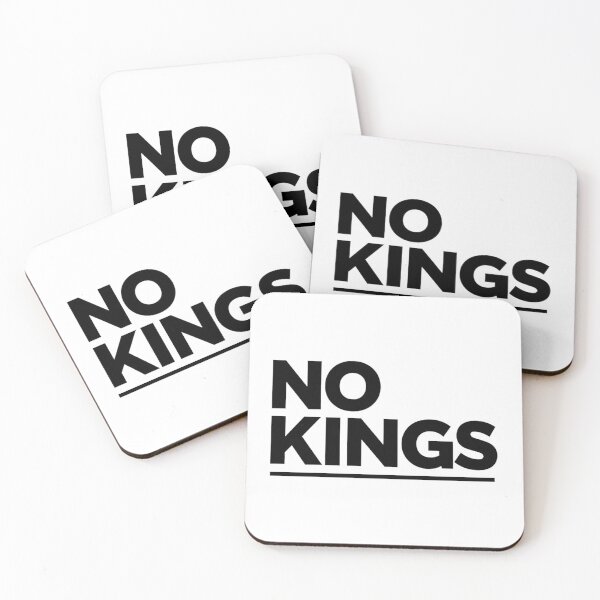 Item preview, No Kings Quote Sticker – Punk Anarchist Redbubble Art designed and sold by eyesasdaggers.