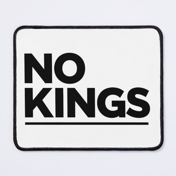 Item preview, No Kings Quote Sticker – Punk Anarchist Redbubble Art designed and sold by eyesasdaggers.