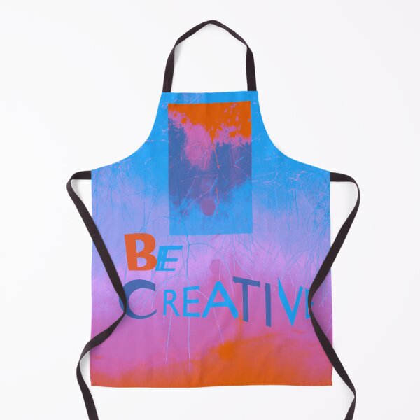 Item preview, "Be Creative" Painterly Design in Blue Red designed and sold by Psychmaster.