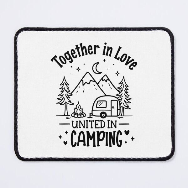 Item preview, Rustic Mountain Love – Together in Camping designed and sold by GRITMOOD.