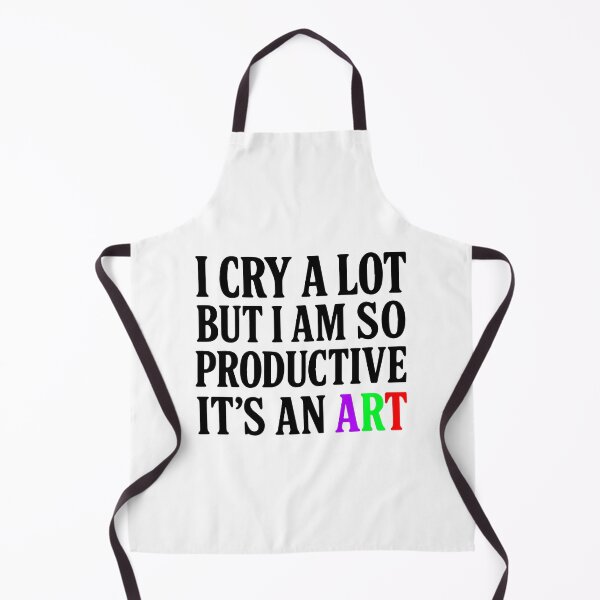 Item preview, I cry a lot but I'm so productive it's an art. designed and sold by hagawi.