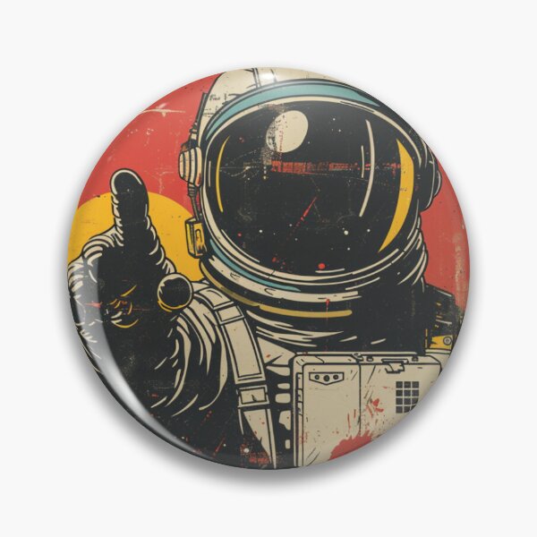 Item preview, Retro Astronaut Poster Style – Space Age Propaganda Design designed and sold by Intrepid Media.