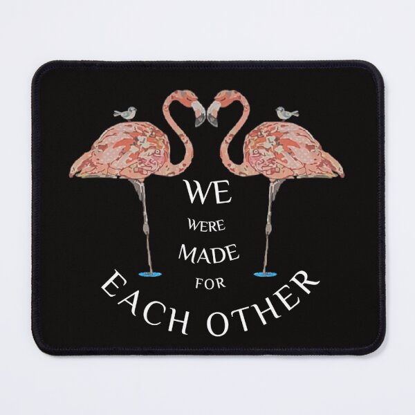 Item preview, We Were Made for Each Other – Romantic Flamingos in Love designed and sold by LnsCreations.