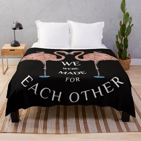 Item preview, We Were Made for Each Other – Romantic Flamingos in Love designed and sold by LnsCreations.