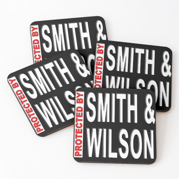 Item preview, Protected By Smith & Wilson designed and sold by NA-WEARS.