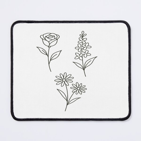 Item preview, Abstract Florals — Minimalist Line Art Flowers designed and sold by PastimeMastery.